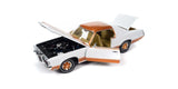 1:18 1969 Pontiac Grand Prix Royal Bobcat -- White -- American Muscle