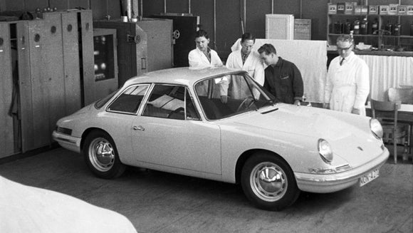 (Pre-Order) 1:18 1959 Porsche 754 T7 Prototype 901/911 -- White -- Autocult