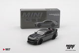 1:64 Ford Mustang Dark Horse 2024 -- Carbonized Grey -- Mini GT MGT00957