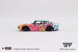 1:64 Nissan Skyline Kenmeri Liberty Walk -- LBWK KUMA -- Mini GT