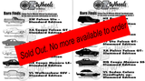 (Pre-Order) 1:64 Oz Wheels Series 2 -- 12-Pack Ford/Holden VL HZ HJ XA XB XC