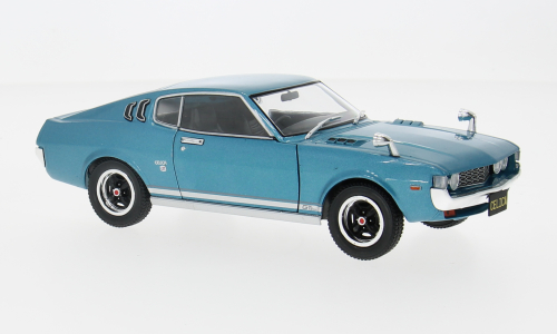 1:24 1973 Toyota Celica LB 2000 GT Coupe -- Turquoise Blue -- WhiteBox