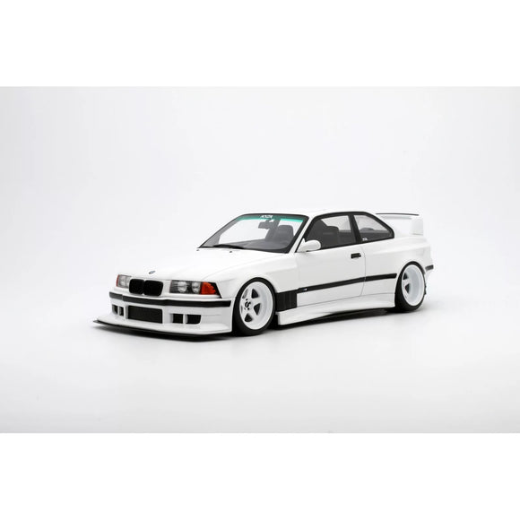 (Pre-Order) 1:18 BMW E36 M3 GTR Khyzyl Saleem -- Alpine White -- Ottomobile