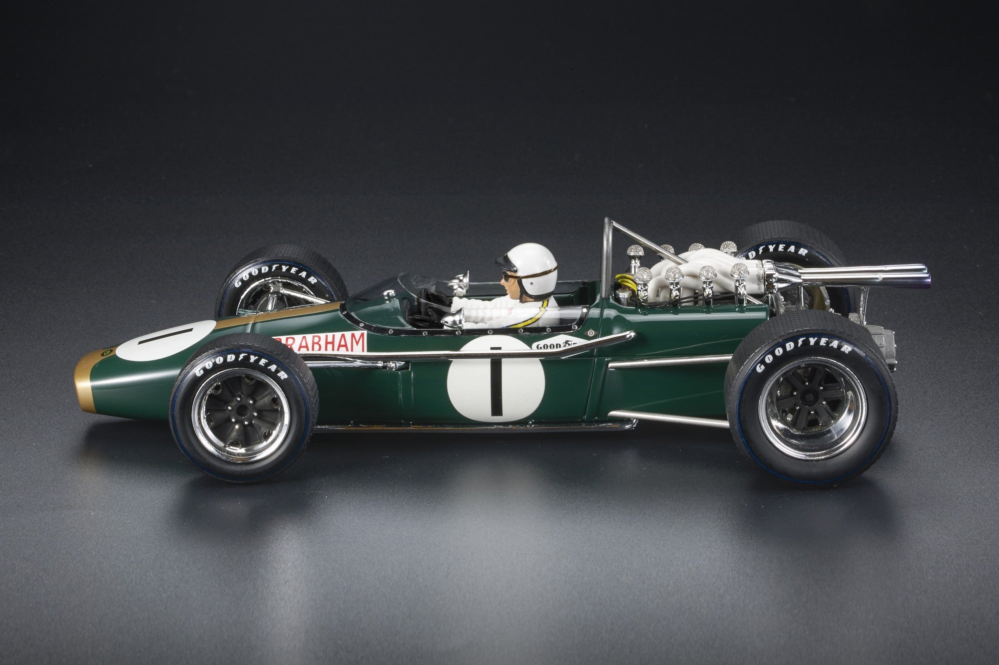 1:18 1967 Jack Brabham -- Mexico GP 2nd -- Brabham BT24 -- GP Replicas