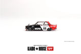 1:64 Datsun 510 Racing -- V1 Black/White/Red -- KaidoHouse x Mini GT