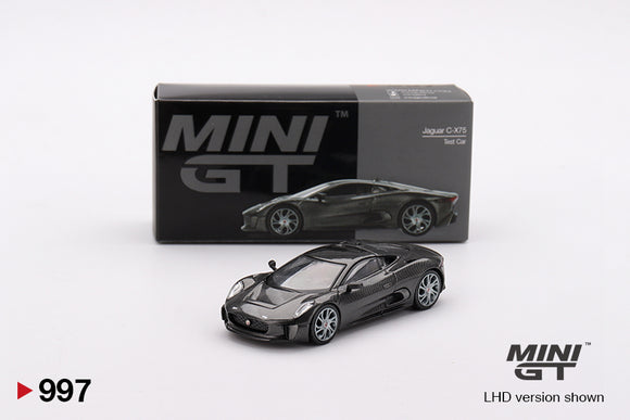 1:64 Jaguar C-X75 Test Car -- Carbon Fiber -- Mini GT MGT00997