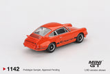1:64 Porsche 911 Carrera RS 2.7 -- Tangerine w/ Black Livery -- Mini GT MGT01142