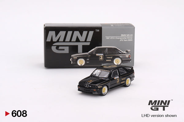 ミニカー MINI GT  M3 #3 1987 ATCC Championship MINI GT 1/64 BMW M3 ATCC チャンピオンシップ 1987 優勝車 #3 JPS