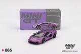 1:64 Lamborghini Countach LPI 800-4 -- Viola 30th -- Mini GT MGT00865