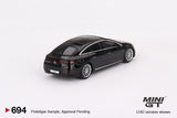 1:64 Mercedes-Benz EQS 580 4MATIC -- Black -- Mini GT