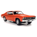 1:18 1969 Chevrolet Chevelle -- Orange Hugger -- American Muscle