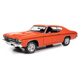 1:18 1969 Chevrolet Chevelle -- Orange Hugger -- American Muscle