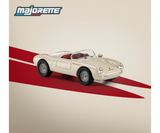 1:64 1955 Porsche 550 Spyder -- White -- Majorette: Collection Deluxe