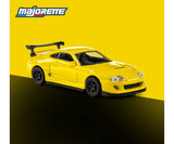 1:64 1995 Toyota Supra -- Yellow -- Majorette: Collection Deluxe