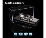 1:64 2005 Bugatti Veyron -- Chrome Silver -- Majorette: Collection Deluxe