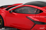 1:18 Chevrolet Corvette C8 ZR1 -- Torch Red -- TopSpeed Model TS0647