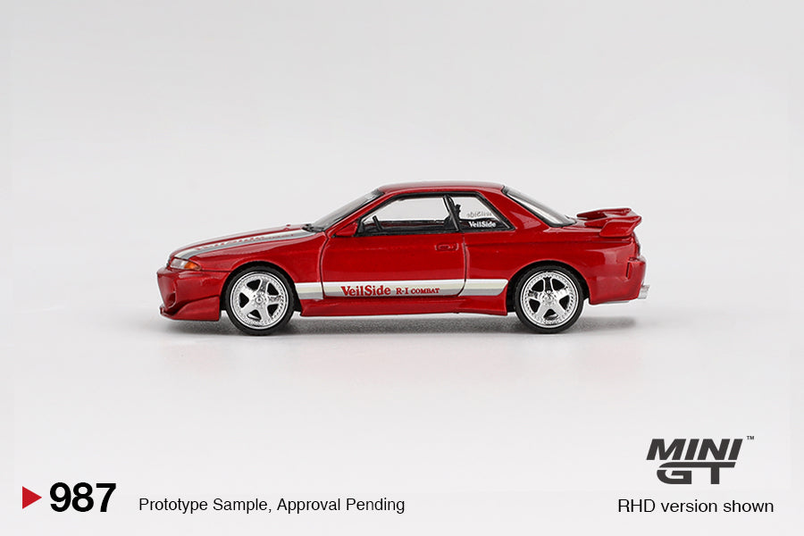1:64 Nissan Skyline GT-R (R32) Veilside Combat C-I -- Red -- Mini GT M
