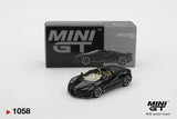 1:64 Bugatti W16 Mistral -- Black -- Mini GT MGT01058