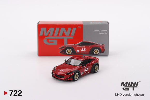 1:64 Nissan Z Pandem -- Passion Red -- Mini GT MGT00722