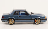 1:18 1989 Ford Mustang 5.0 LX (Detroit Speed) -- Medium Shadow Blue -- GMP