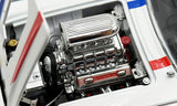 (Pre-Order) 1:18 1961 Chevrolet Corvette Gasser -- White USA-1 -- ACME