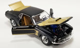 1:18 1969 Ford Mustang Boss 429 Prototype -- Black/Gold -- ACME