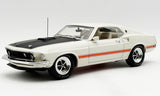 (Pre-Order) 1:18 1969 Ford Mustang 428 Cobra Jet -- Wimbledon White -- ACME