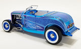 1:18 1932 Ford Roadster Hot Rod -- Blue Flame -- ACME