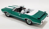 1:18 1972 Oldsmobile 442 W-30 Convertible -- Radiant Green -- ACME