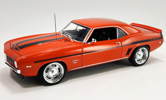 1:18 1969 Chevrolet Camaro Yenko -- Hugger Orange w/Black Stripes -- ACME
