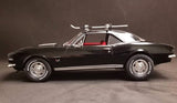 (Pre-Order) 1:18 1967 Chevrolet Camaro RS/SS w/Ski Rack -- Tuxedo Black -- ACME