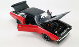 1:18 1970 Dodge Challenger R/T Street Fighter -- Red/Black -- ACME