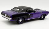 (Pre-Order) 1:18 1971 Plymouth HEMI Cuda Convertible - MCACN -- Plum Crazy Purple -- ACME