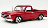 (Pre-Order) 1:18 1967 Chevrolet C-10 Custom -- Deep Red Metallic -- ACME