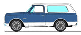 (Pre-Order) 1:18 1969 Chevrolet Blazer K/5 2WD - Street Custom -- Blue/White -- ACME
