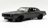 (Pre-Order) 1:18 1969 Chevrolet Camaro Street Fighter - RHINO -- Dark Grey/Carbon -- GMP