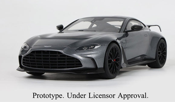 (Pre-Order) 1:18 Aston Martin V12 Vantage 2023 -- Magnetic Silver -- GT Spirit