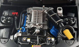(Pre-Order) 1:18 2013 Shelby GT500 Mustang -- Black w/Orange Stripes -- Shelby Collectibles