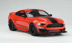 1:18 2021 Shelby Super Snake Coupe -- Orange -- GT Spirit