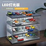 1:64 Diorama – Parking Lot with Light and Dust Cover Version B -- SCJ 415B