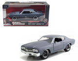 1:24 Dom's 1970 Chevy Chevelle SS - Primer Grey -- Fast & Furious Chevrolet JADA
