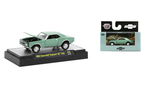 1:64 1968 Chevrolet Camaro SS 352 -- Green -- M2 Machines Detroit Muscle