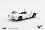 (Pre-Order) 1:64 Toyota 2000GT -- Pegasus White -- Mini GT MGT01417