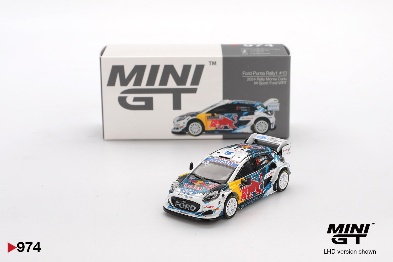 1:64 2024 Rally Monte Carlo -- Ford Puma Rally1 #13 M-Sport -- Mini GT