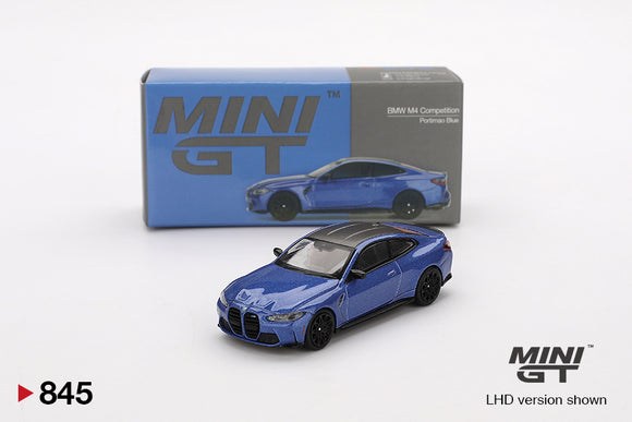 1:64 BMW M4 Competition (G82) -- Portimao Blue -- Mini GT MGT00845