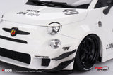 1:18 Fiat Abarth 595 LB-WORKS x Abas Works - Gara White -- TopSpeed Model TS0606