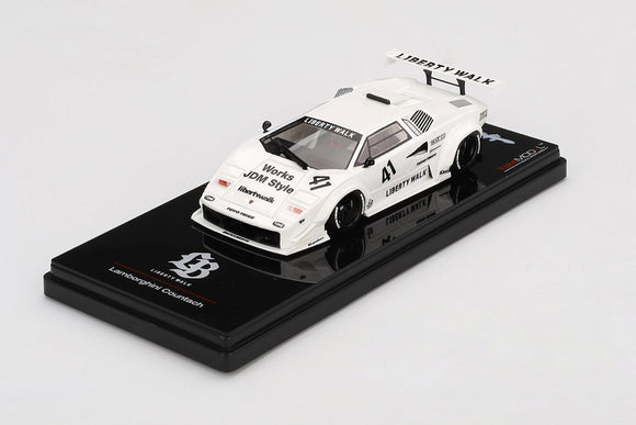 (Pre-Order) 1:43 Lamborghini Countach LB-WORKS -- White -- 2024 Tokyo Auto Salon -- TSM-Model