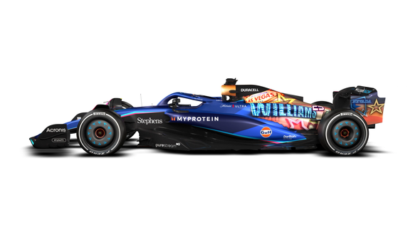(Pre-Order) 1:18 2023 Alexander Albon -- Las Vegas GP -- Williams Racing FW45 -- Spark F1