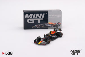 1:64 2022 Sergio Perez -- Abu Dhabi GP -- Red Bull RB18 F1 -- Mini GT MGT00538