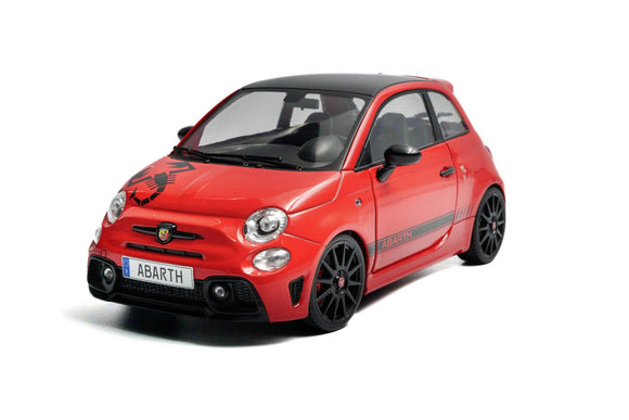 1:18 Fiat F595 Abarth 2022 -- Rosso Maranello (Red) -- Solido
